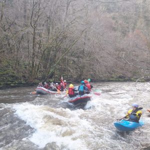 Descente en raft de noel